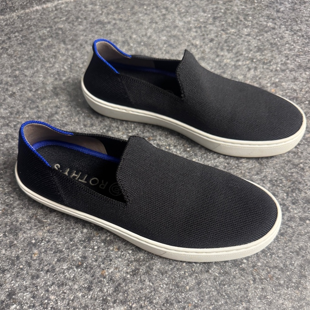 Rothy's Black Slip on Sneaker - Picture 8 of 8
